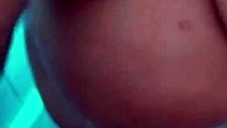 milf sucks ripped-clothes cock then humps wildly