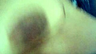 Horny Amateur Latina Fingers Natural Tits in Grandma's Living Room 