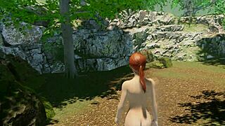 redhead shaved pussy outdoor paradise trails vr part 7