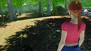 redhead shaved pussy outdoor paradise trails vr part 7