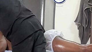 she got caught giving that happy ending handjob