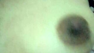 Horny Amateur Latina Fingers Natural Tits in Grandma's Living Room 