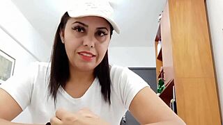 Sarah Rosa rides guy's back in sexy homemade vlog action!