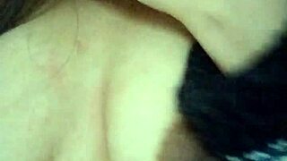 Horny Amateur Latina Fingers Natural Tits in Grandma's Living Room 