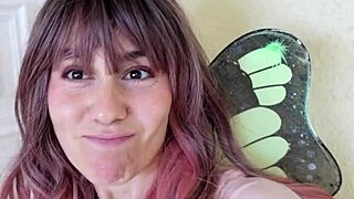 Innocent fairy discovers massive interracial cock in fantasy parody