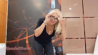 hey, i went to serve a guy at the motel who loves facial cumshots but he blasted my glasses and left... so i video called another dude??