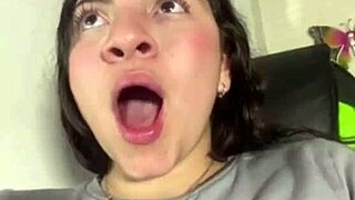 Colombian beauty flaunts massive jiggling tits and huge round ass