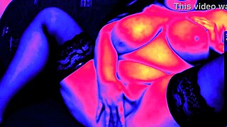 Chubby fat hairy nympho in stockings moans clit-rubbing to hardcore sofa orgasm cumshot