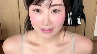 Watch Japanese Stunner Demonstrate Her Big Natural Tits
