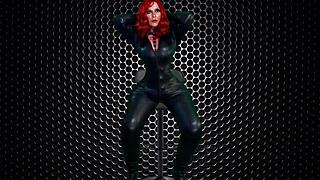 granny carmen angels rides metal dildos blacked with cum gush