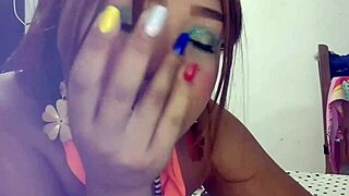 colombiana with big natural tits fucks quietly so spying neighbor won't hear her moans