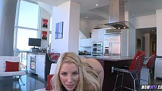 Mommy's camel toe bulges in tight wet panties