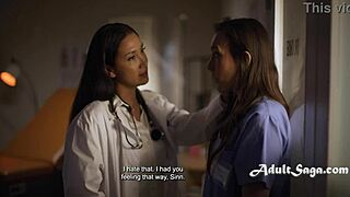 doctor sinn sage seduces vicky chase nurse to hide hospital mishap!