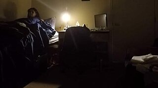 Busty milf gets caught on hidden cam while pleasuring herself voyeur style