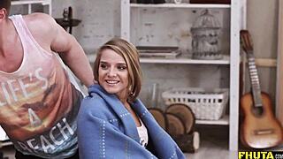 unwinding after work with intimate backdoor play