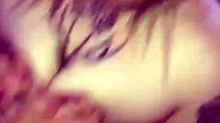 dulce blows deep on stud with huge natural tits