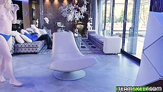 darcie belle's perky tits bounce perfectly while riding him