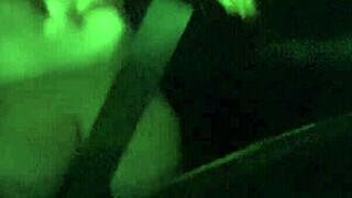 Italian milf Artemisia flashes big horny tits while sexy car driving