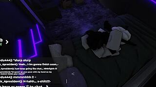 cutie with big ass gets soulfucked hard by roblox succubus