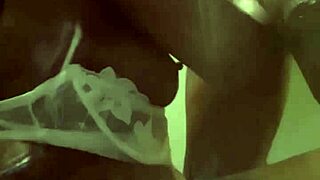 sneaky blowjob on massive black cock