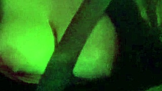 Italian milf Artemisia flashes big horny tits while sexy car driving