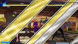 juri han's barefoot skin outshines cammy's sexy legs