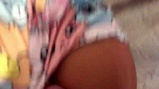 blindfolds boyfriend invites sexy fuck doll madrastra for anal toy play