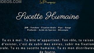 Sucette Humaine French Oral Fixation Leaves Cum Hungry Mouth Dripping