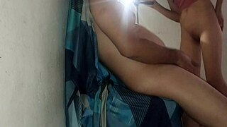 stepsis hooker soaked panties rides my bare monster cock wild