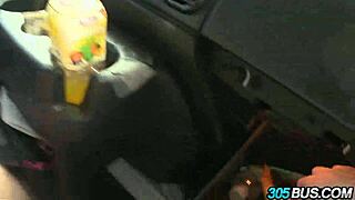 Amateur Redhead Teen Tiffany Tailor Whored Out for Cash on Bus