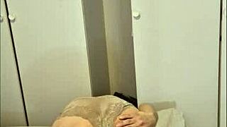 yo check out this big butt slave bent over in panties getting doggystyled hard