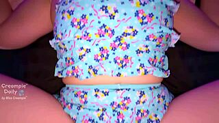 damn i couldn't hold it... creampied that cute swimsuit girl's tight shaved pussy so hard