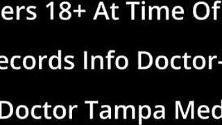 Dr Tampa chokes gags Solana deepthroat backstage BDSM session