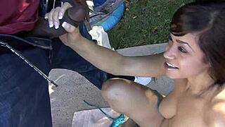 fishnet milf mommy gapes teen's shaved pussy after titty fuck pounding