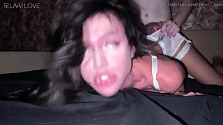 squirting brunette takes it rough, loving every deep thrust