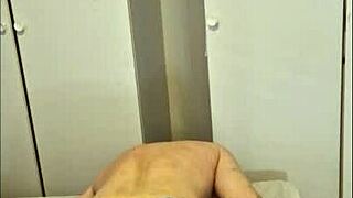 yo check out this big butt slave bent over in panties getting doggystyled hard