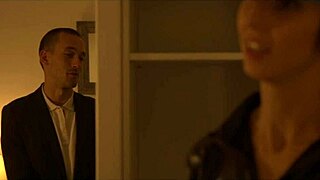 elegant thief selena strips hairy pussy teases big natural tits before cumshot