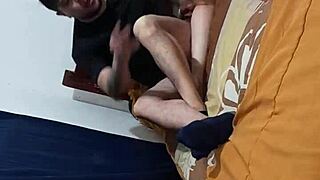 our cute latina couple worships huge asses dominates homemade neighbor style