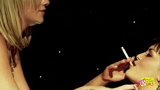 i crave watching blonde brunette huge tits smoke lick pussies dildo fingering heels