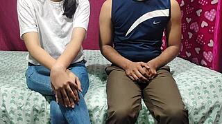 Hot Sexy Step Sister Rides Step Brother's Monster Cock Rough at Home