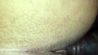 how does tiny karina take the world's biggest homemade bbc while cuck hubby films her skirt moans?