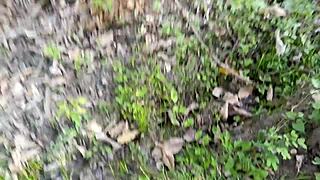 dirty old man rips clothes and fucks busty stepdaughter's tight pussy in jungle hard