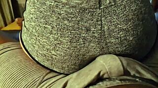 mi hermanastra rides her huge latina ass on my monster cock creampie