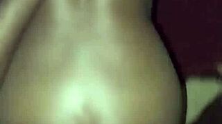 Kenyan Wife's Creamy Pussy Loves Skinny Dick Spanking Wet