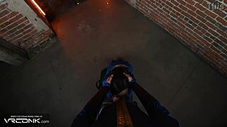 VR Lucy Deepthroats Monster Cock Then Anal Rides in Fallout Cosplay Parody Pt 3