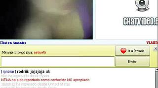 Chilena Tetota Displays Massive Natural Tits in VL Webcam Chat