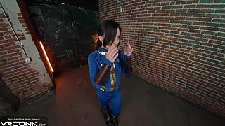 VR Lucy Deepthroats Monster Cock Then Anal Rides in Fallout Cosplay Parody Pt 3