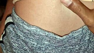 mi hermanastra rides her huge latina ass on my monster cock creampie