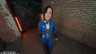 VR Lucy Deepthroats Monster Cock Then Anal Rides in Fallout Cosplay Parody Pt 3