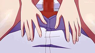 big tits colegiala rides otaku cock kissing to creampie finish